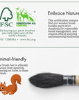 ARTIFY Professional Squirrel Hair Watercolor Brushes