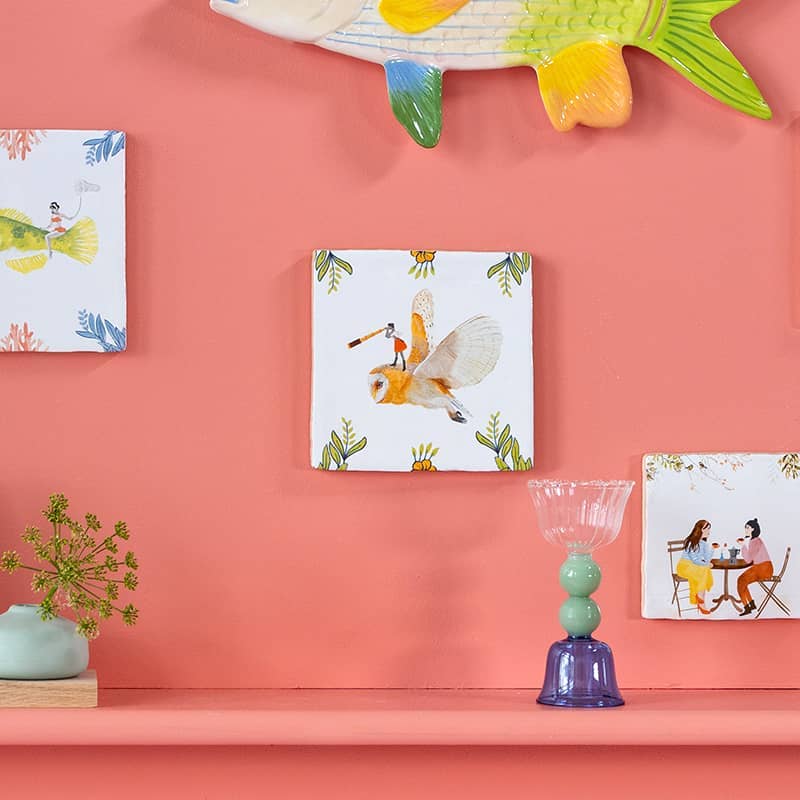 A clear view | StoryTiles art on tile