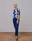 Calder Sweater Tee - Jacaranda