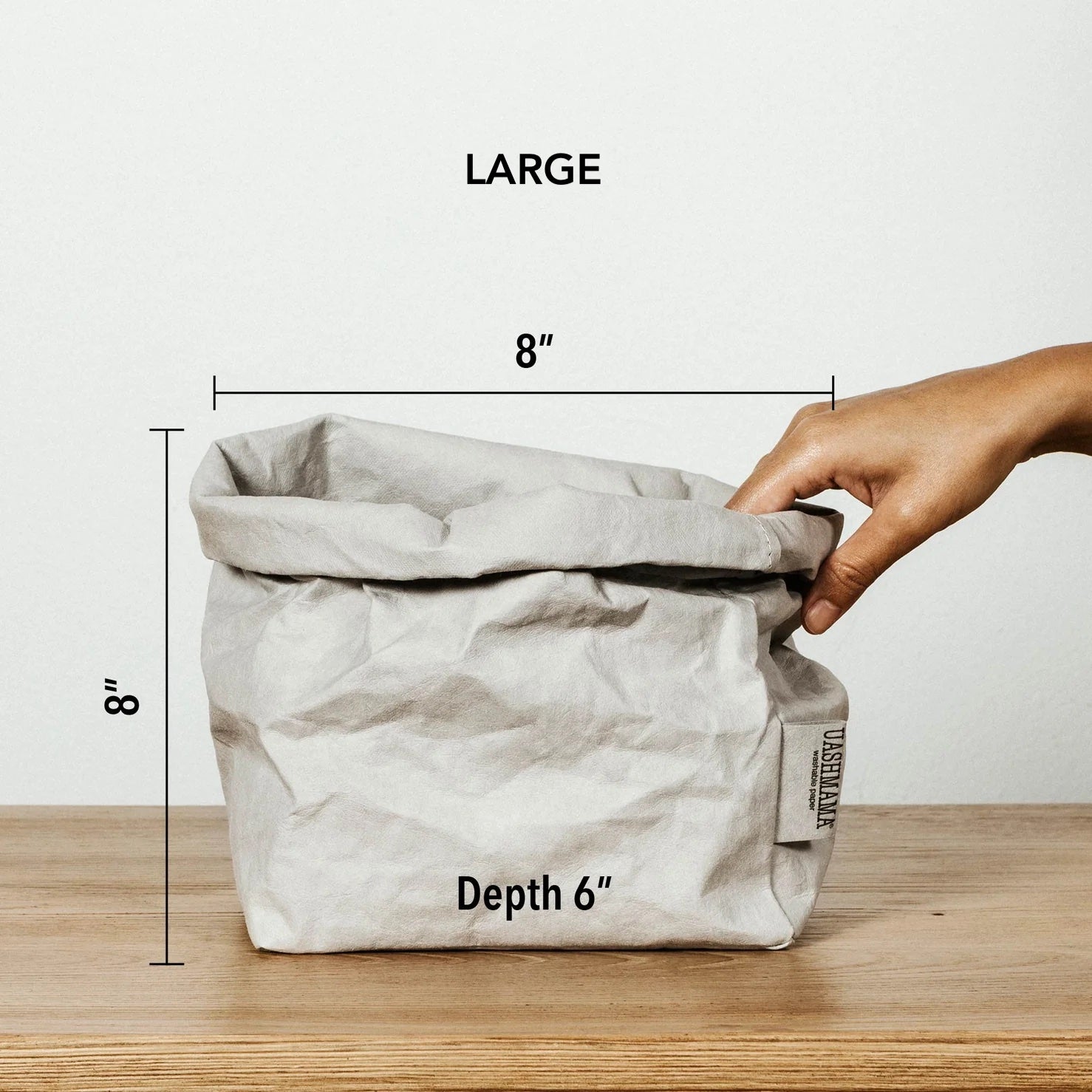 Paper Bag : Metallic - Platino
