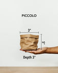 Paper Bag : Metallic - Platino