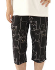 Lounge Shorts - Black Cat