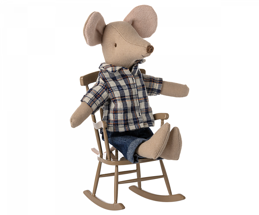 Rocking Chair, Mouse - Brown