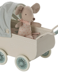 Pram with Baby Mouse