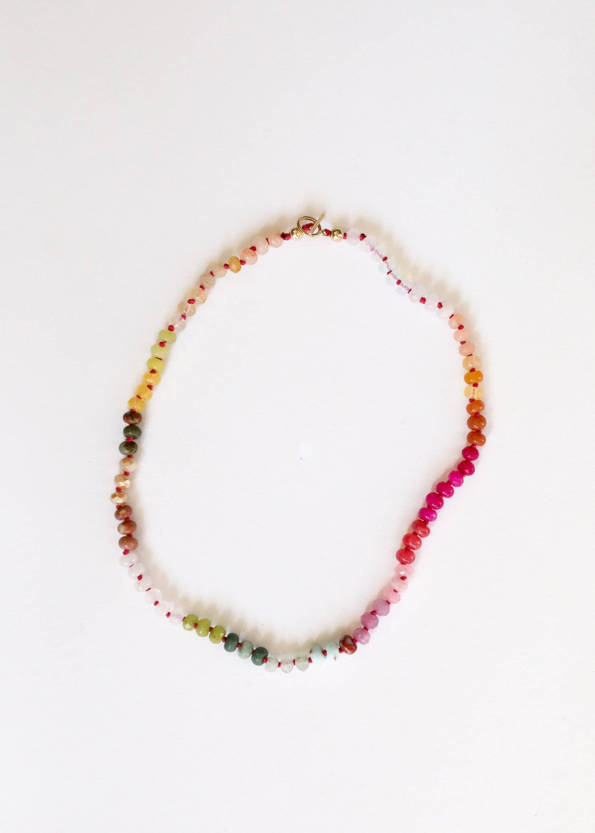 Natural Gemstone Necklace - Sandbar