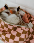 VIC DAMIER STRAWBERRY TOILETRY BAG