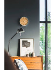 RIN Natural Wood Wall Clock