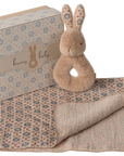Rabbit Rattle Set - Cream Peach