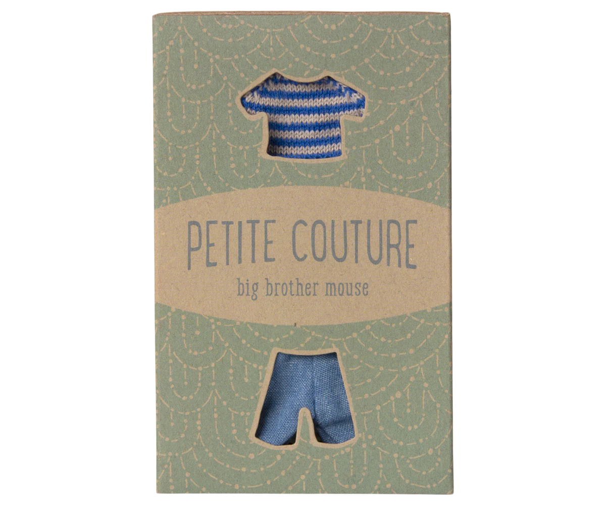 Knitted Sweater and Pants for Big Brother Mouse