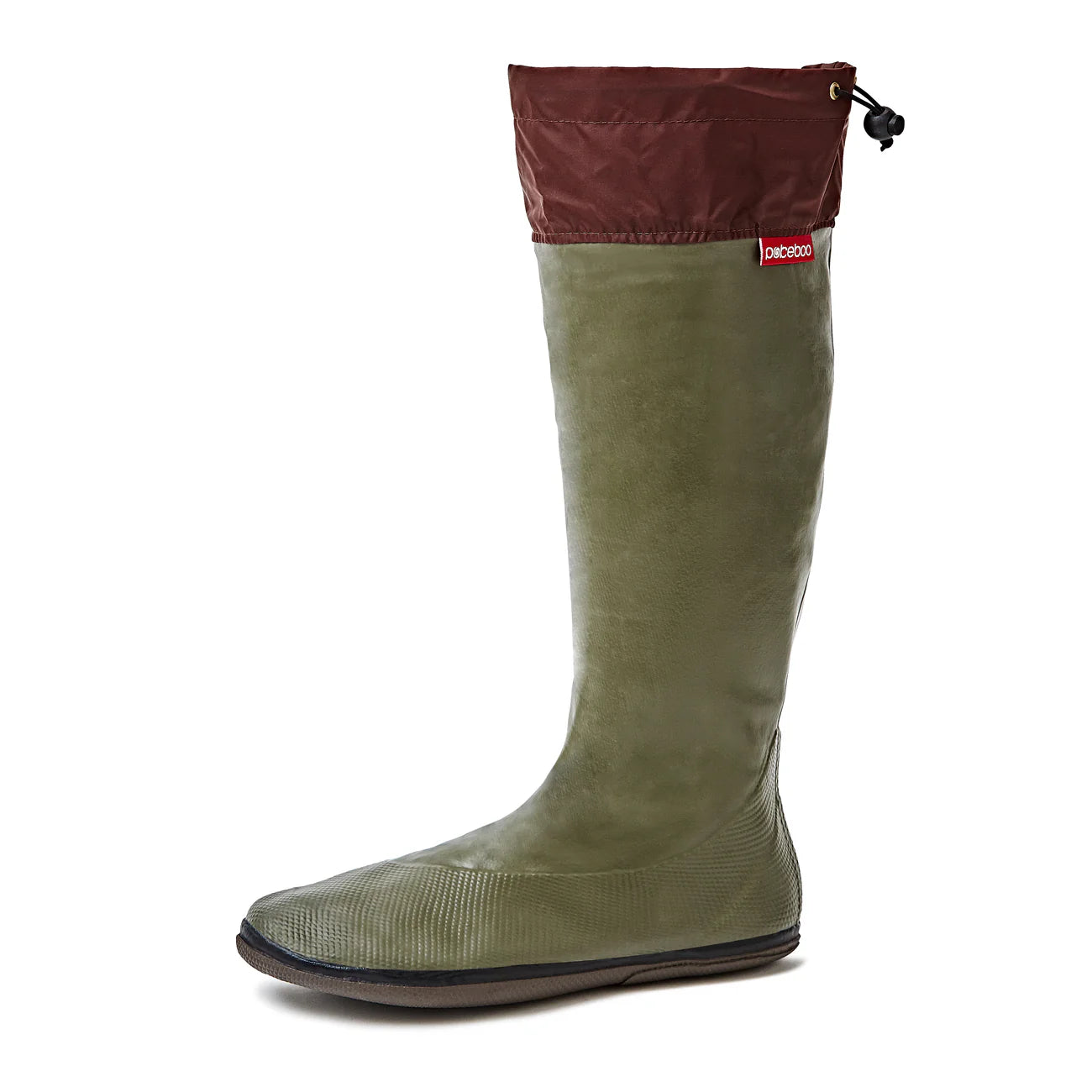 Pokeboo Packable Rubber Rain Boot - Olive