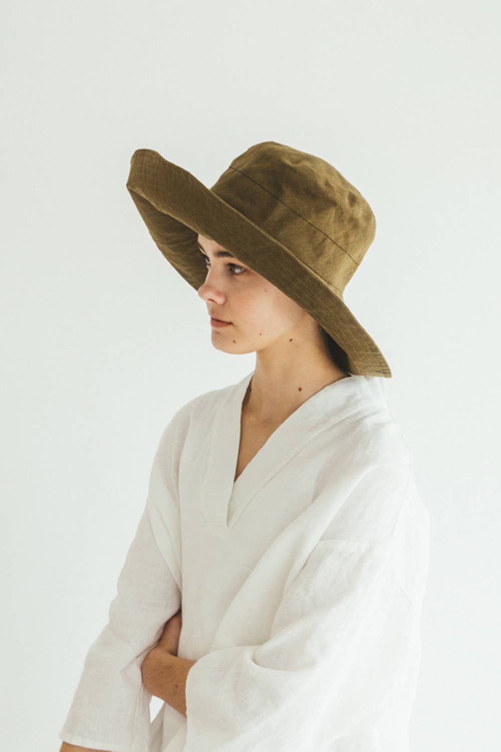 Linen Atlin Hat Epinard