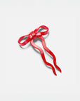 Bow Hairpin in Small Cherry