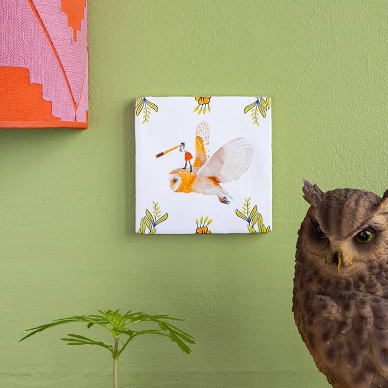 A clear view | StoryTiles art on tile