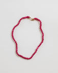 Pink Jade Gemstone Necklace