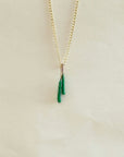 Thread Simple Necklace GF SEAFOAM