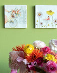 Happiness in a basket | StoryTiles art on tile
