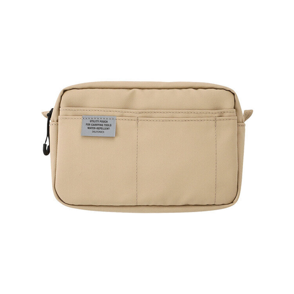 Delfonics Water-repellent Utility Pouch - Beige