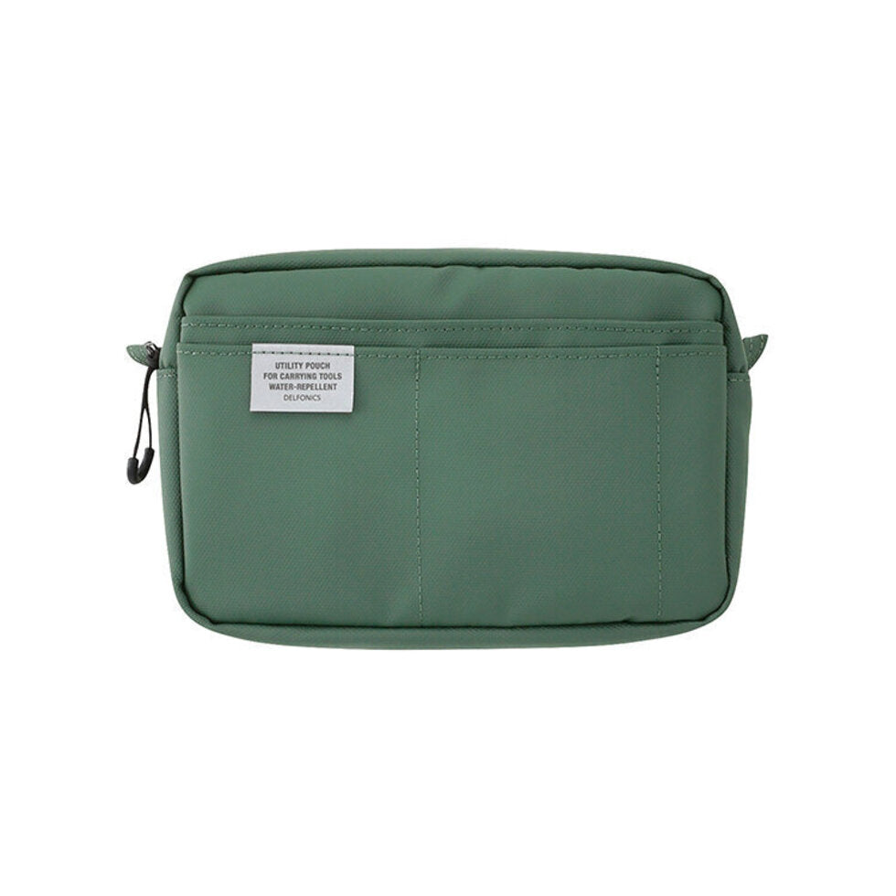 Delfonics Water-Repellent Utility Pouch - Dark Green