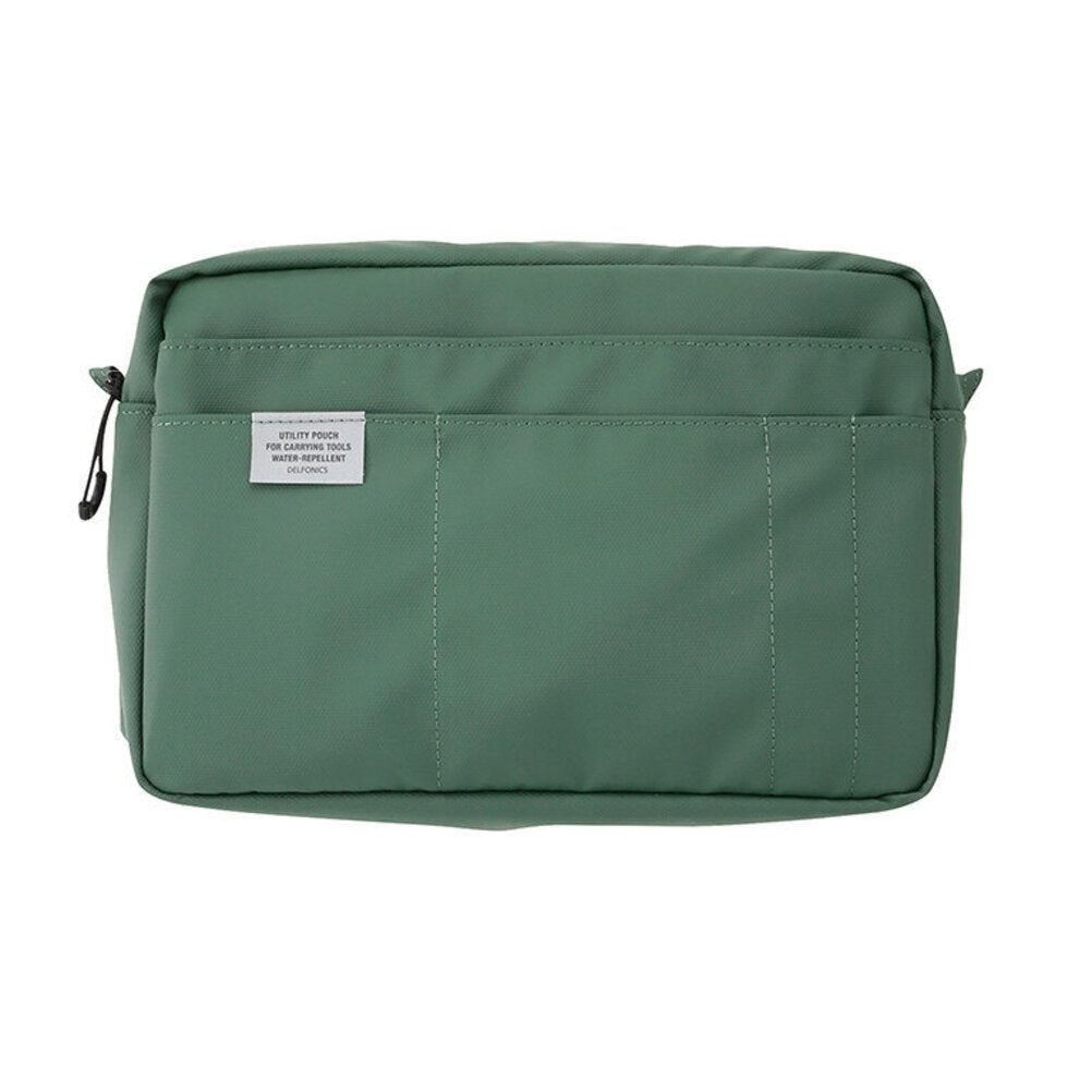 Delfonics Water-Repellent Utility Pouch - Dark Green