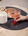Midcentury Wine-O's Merino Wool Felt Round Wine Markers
