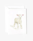 Baby lamb mini enclosure notecard