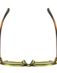 MONA Brown Green Sunglasses | Blue Lense