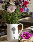 Jug - Big Flower Girl