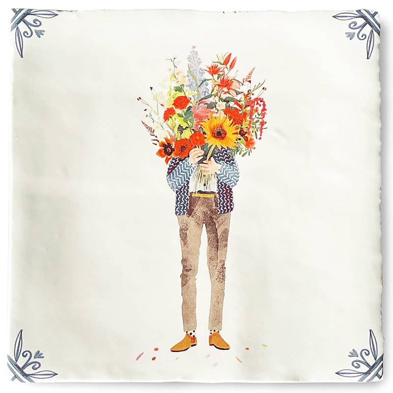 All you need is flowers | StoryTiles art on tile