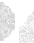 Floral Mandalas Coloring Book