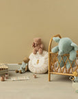 Teddy bear plush, Small - Vintage Rose