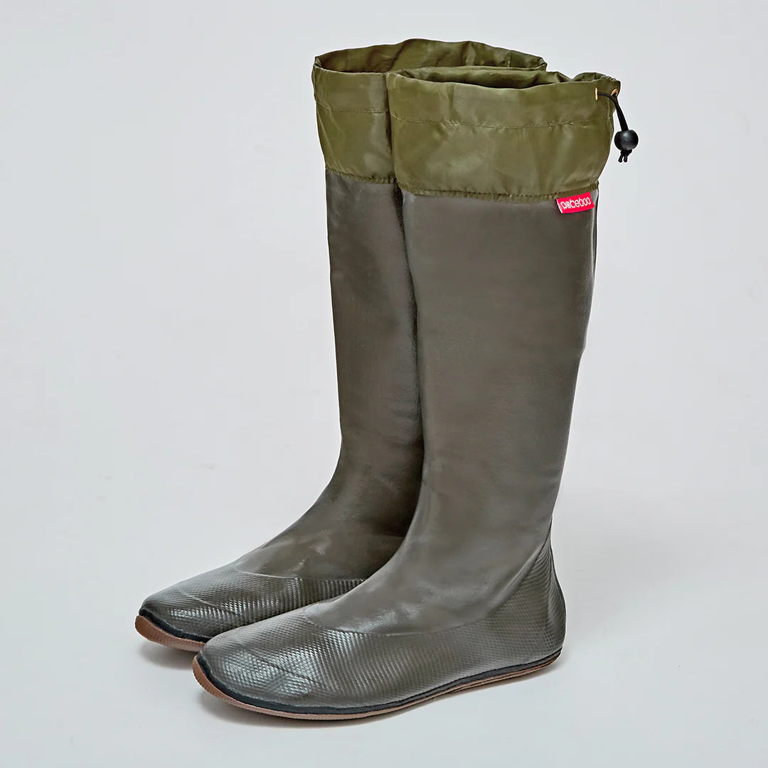 Pokeboo Packable Rubber Rain Boot - Charcoal