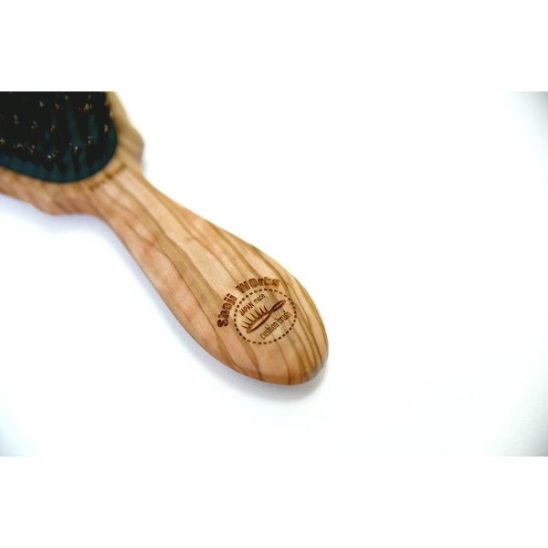 Cushion Hairbrush - Olive wood