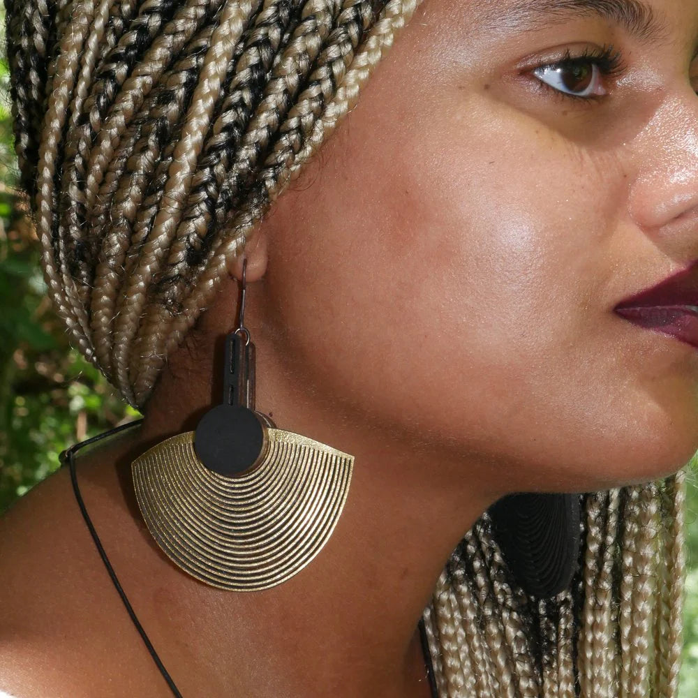 Looming Mirage Earrings - Silver