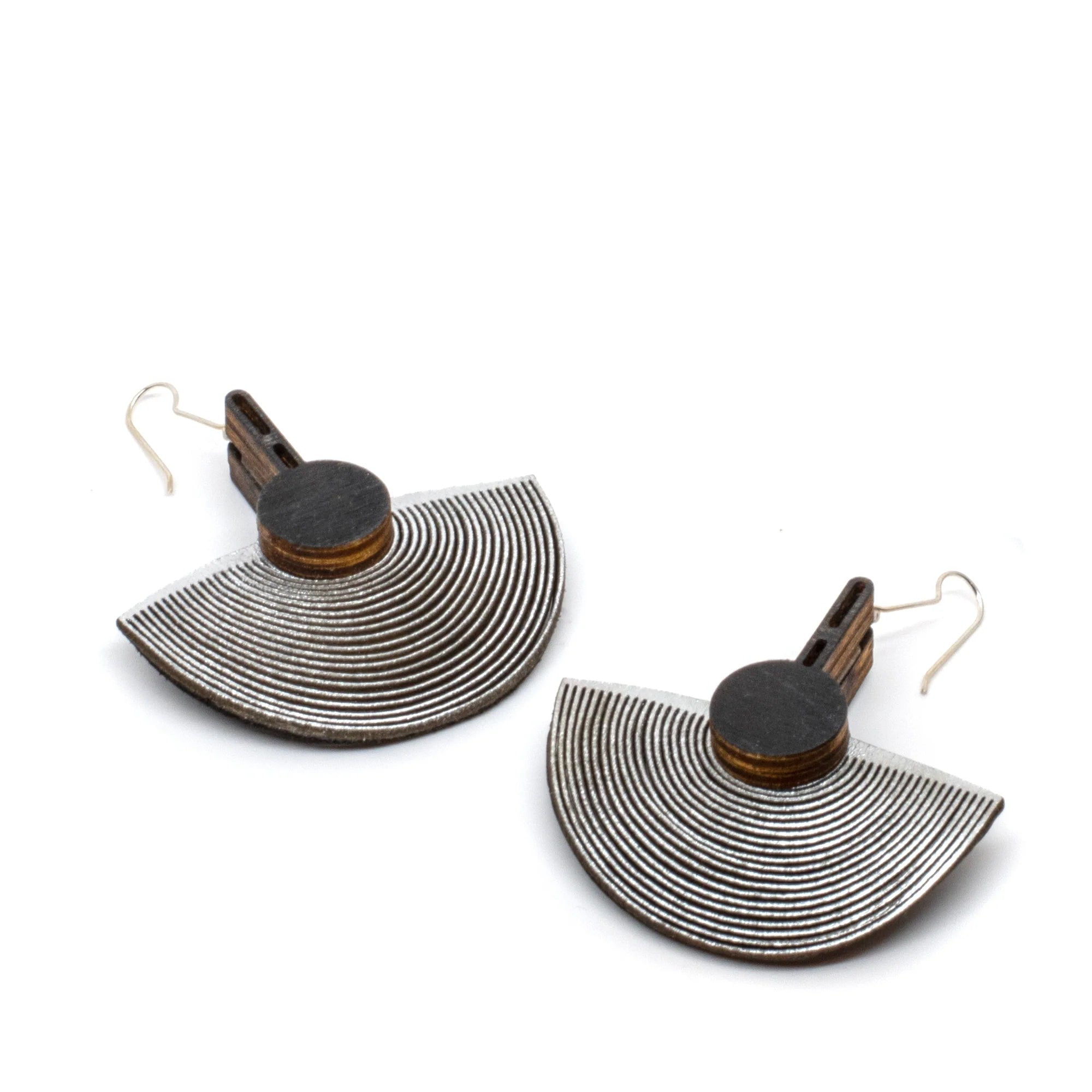 Looming Mirage Earrings - Silver
