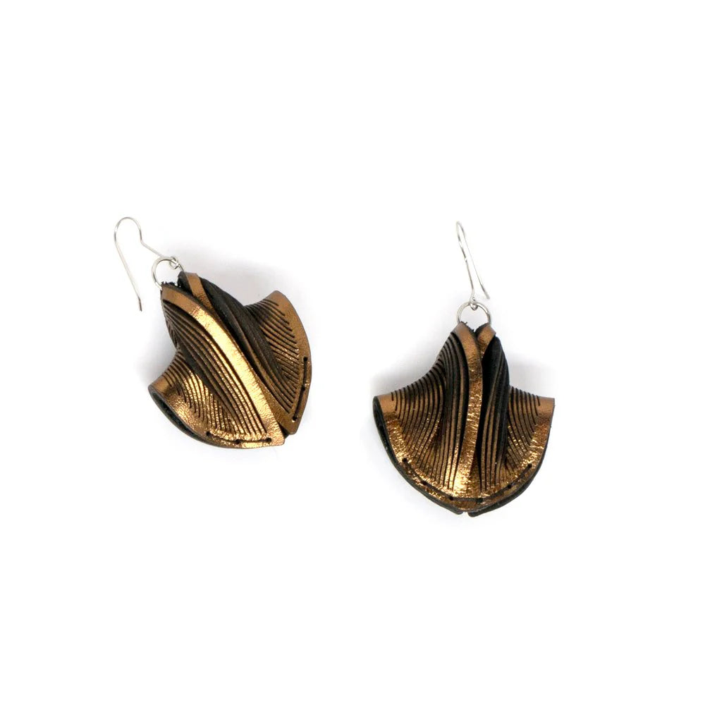 Stirrup Earrings - Bronze