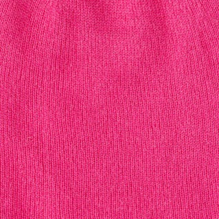 Cashmere Shaker Pullover - Fuchsia
