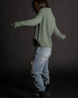 Cashmere Shaker Pullover - Fuchsia