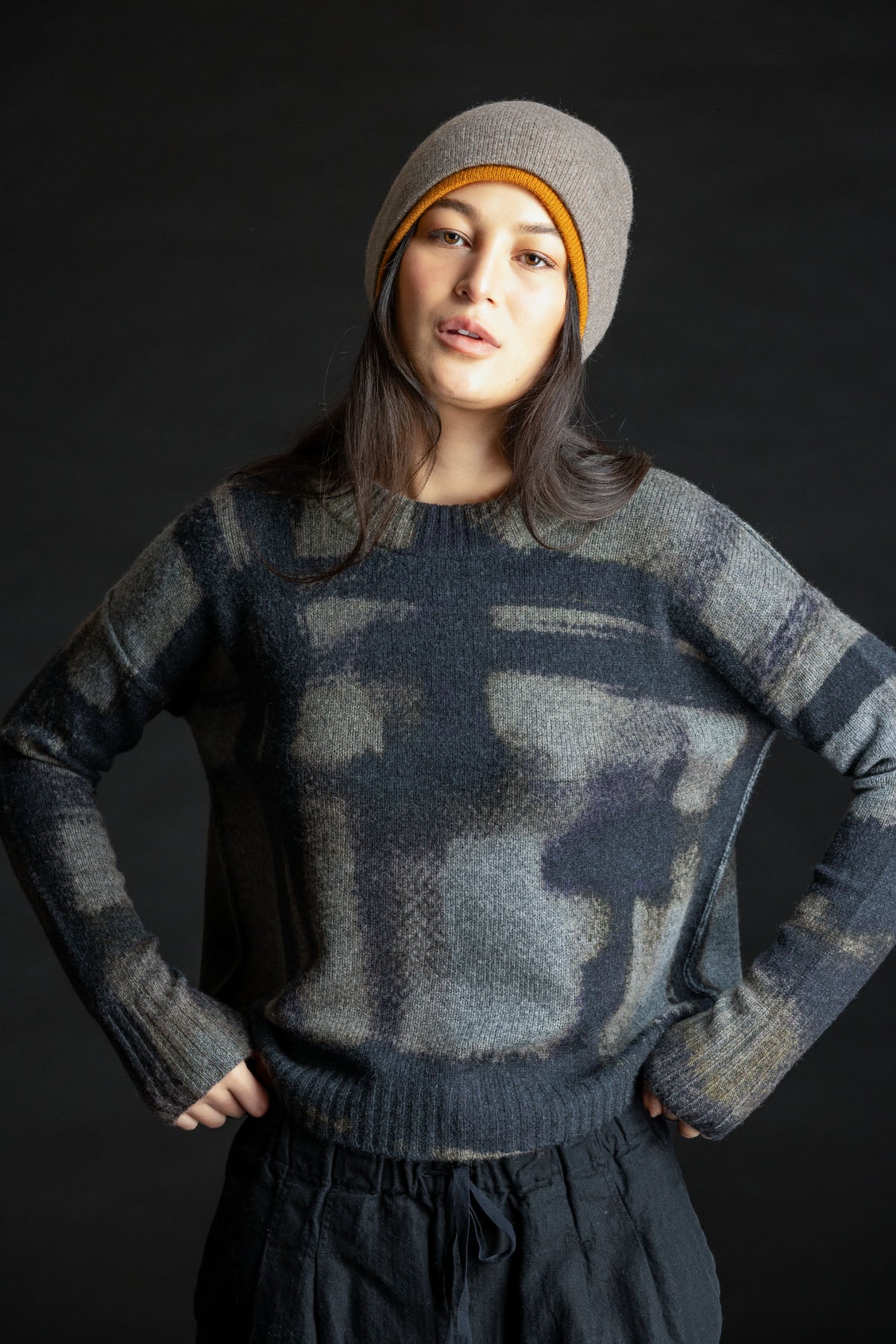 Painted Plaid Crew SHADOW