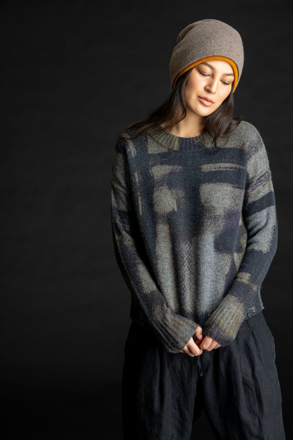 Painted Plaid Crew SHADOW