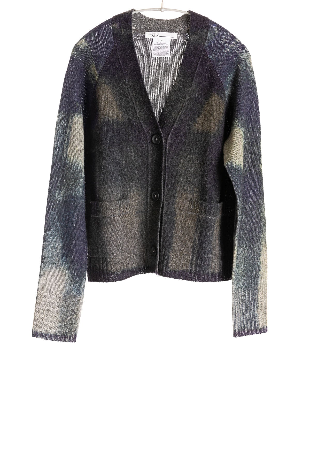 Painted Plaid Cardigan THUNDER