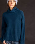 Funnel Shaker Pullover - Ocean Teal