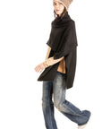 Collared Wrap - Black - O/S