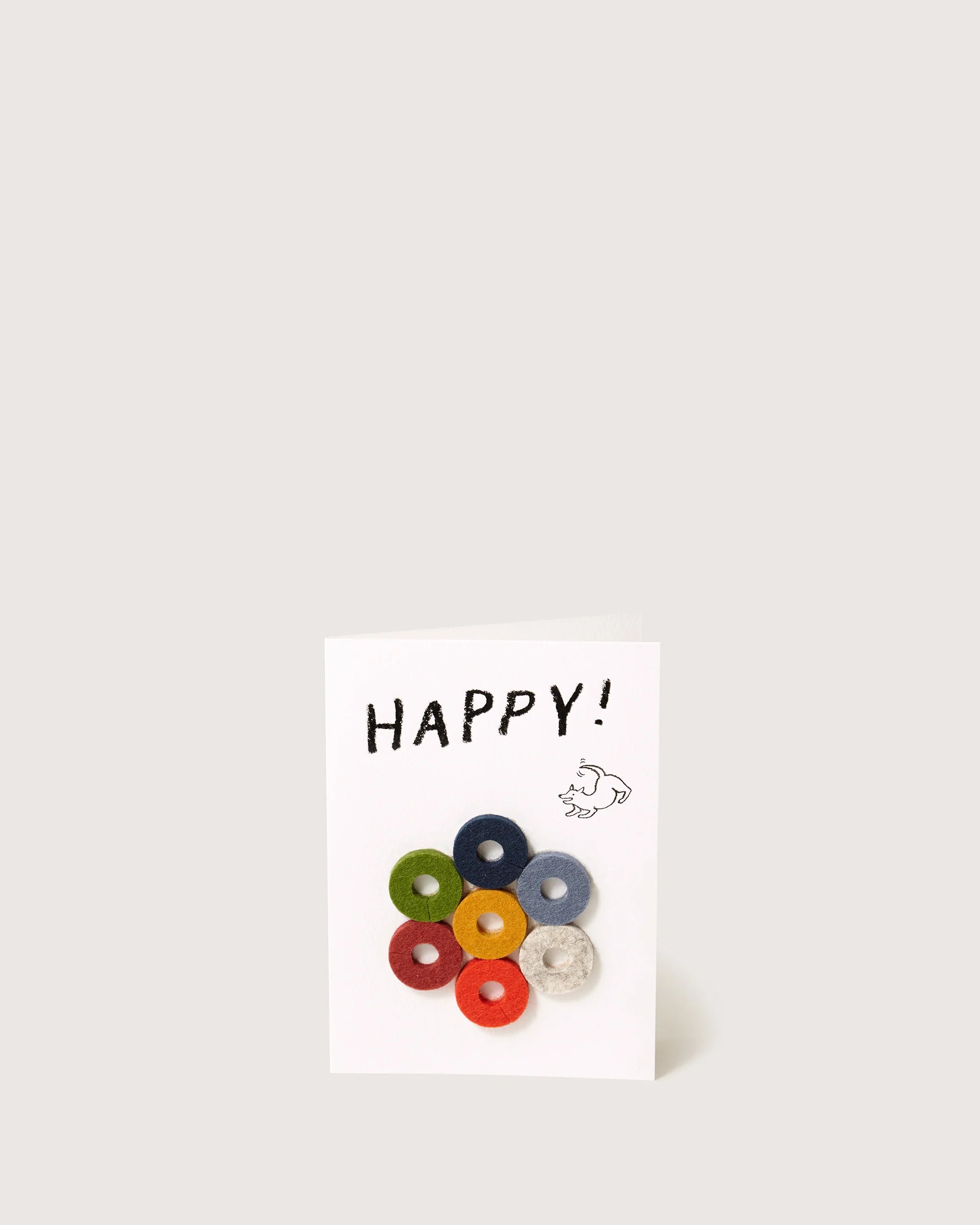 Wine-Ote's Felt Wine Marker Note Card