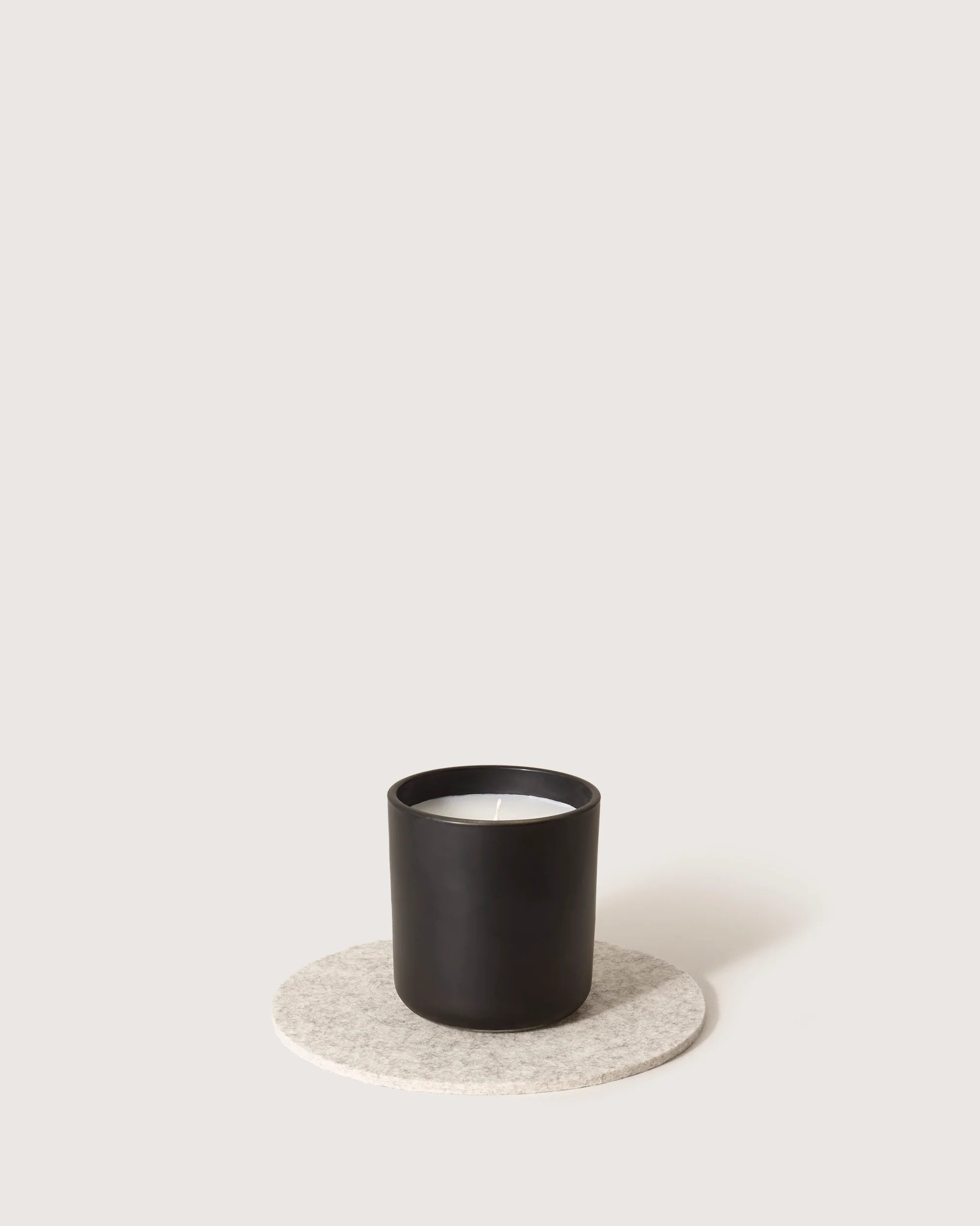 Felt Trivet 8" - Heather White