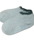Hamaguri Angora Slipper Socks - M