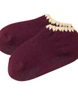 Hamaguri Angora Slipper Socks - M