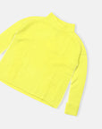 Cashmere Shaker Pullover - Neon