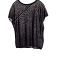 S451LN Linen - Seamed Popover BLACK