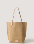 Hana Canvas Tote - SAND Vachetta