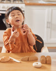 Wooden Pretend-Play Bread Set for Kids